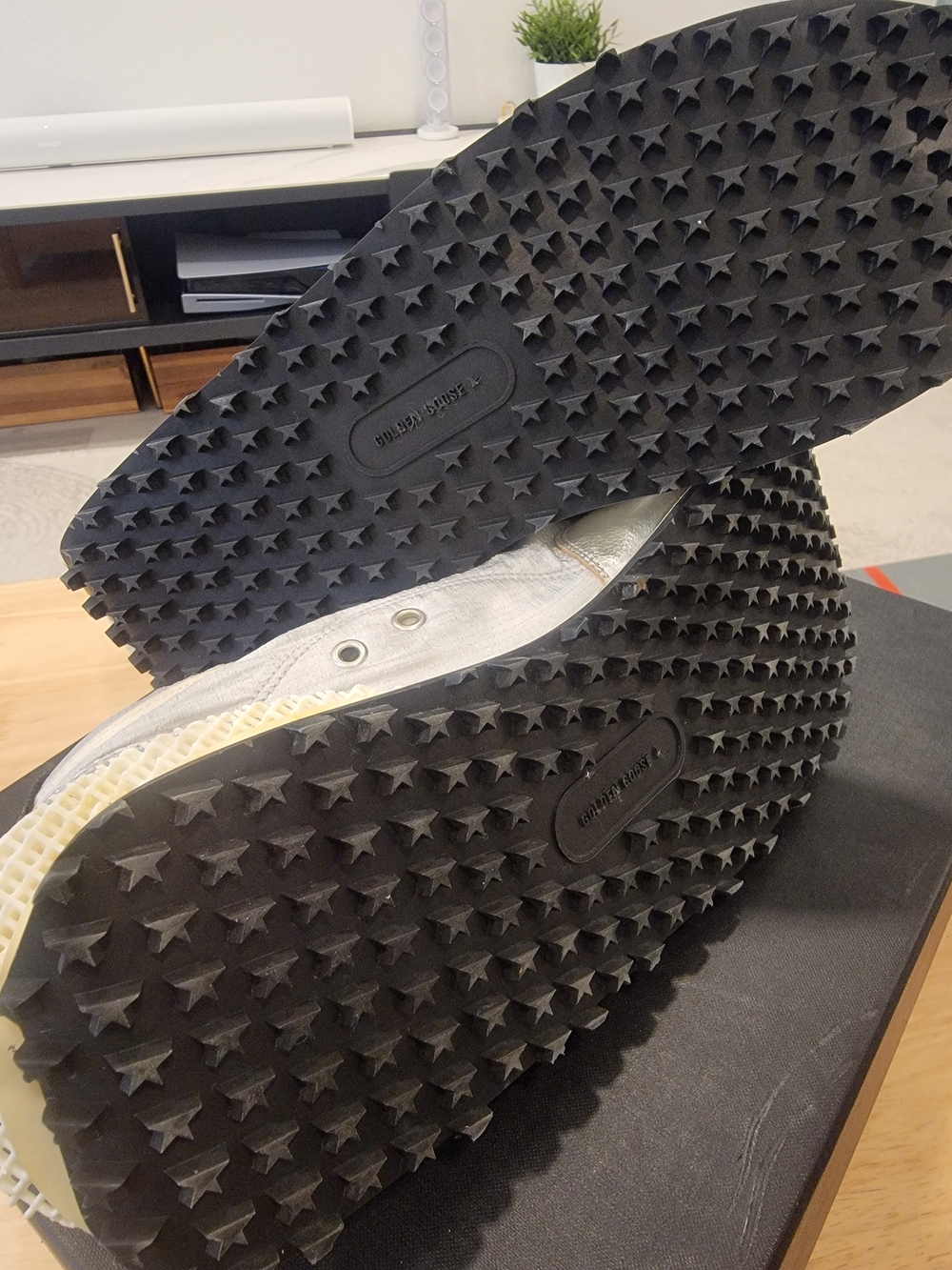Golden Goose Marathon Sneaker — EU 47 / US 14 | Silver & Black - Picture 5 of 5